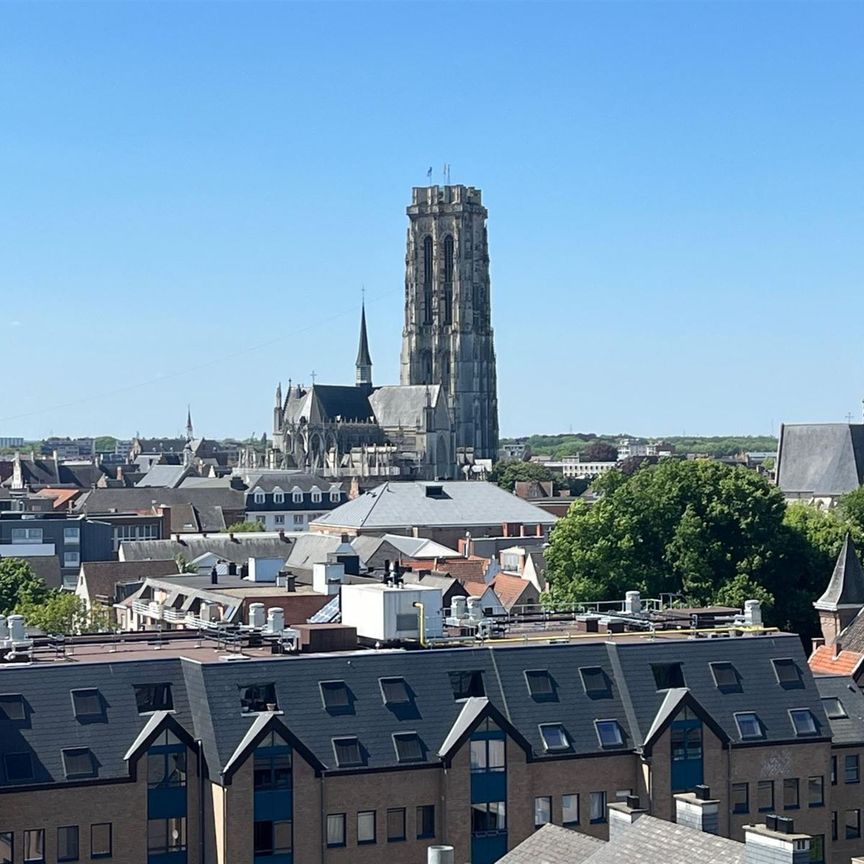 Lichtrijk dakappartement met uniek uitzicht over Mechelen - Foto 1