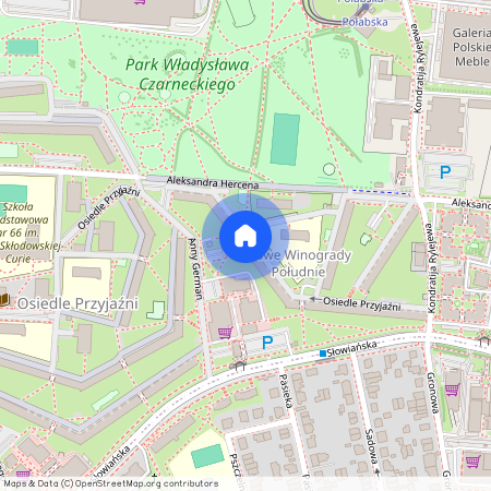 os. Przyjaźni, Winogrady, Stare Miasto, Poznań, wielkopolskie