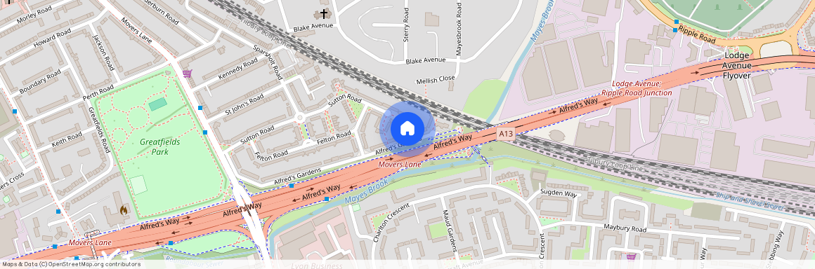 Alfreds Gardens, IG1, Barking