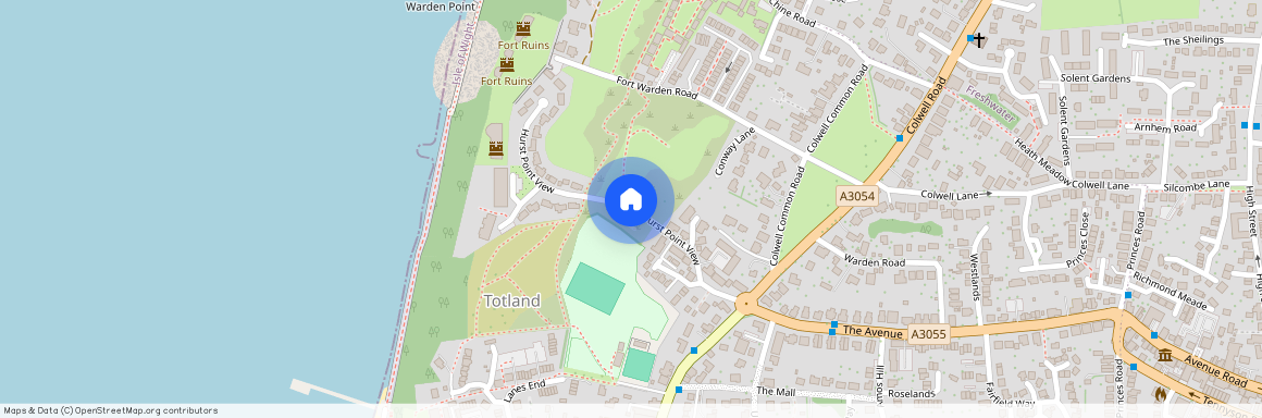 Hurst Point View, Totland Bay