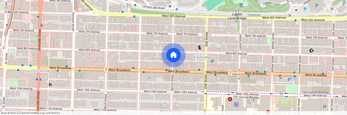 google map, Vancouver, Vancouver, Metro Vancouver, V6H