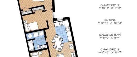 5 1/2 | occupation 1er juillet | Quartier Saint-Sauveur - Photo 1