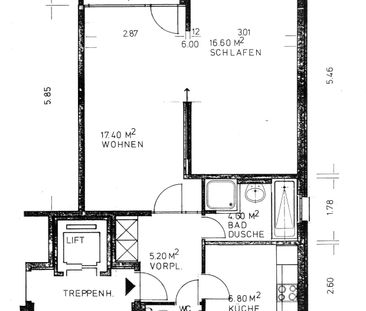 2 Zimmer, 52 m², 2. Stock - Photo 1