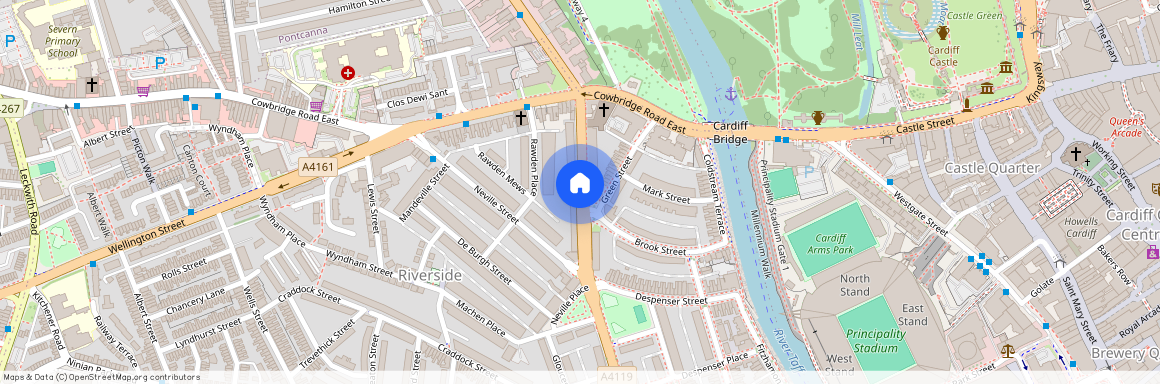 CF11 6LT Riverside, Wales, Cardiff