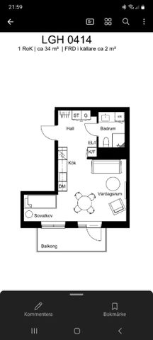 Täby - 1rok - tillsv - 11.500kr/mån - Foto 5