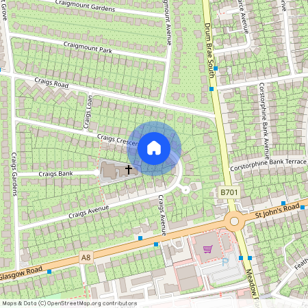 Craigs Crescent, Edinburgh, Midlothian, EH12