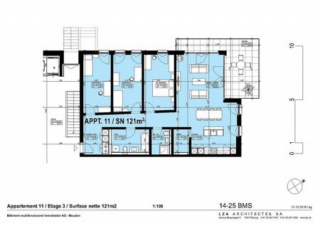 Appartement de 4.5 pièces à louer au coeur de Moudon - Foto 3
