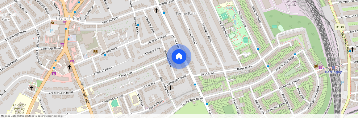 Ferme Park Road, N8, London