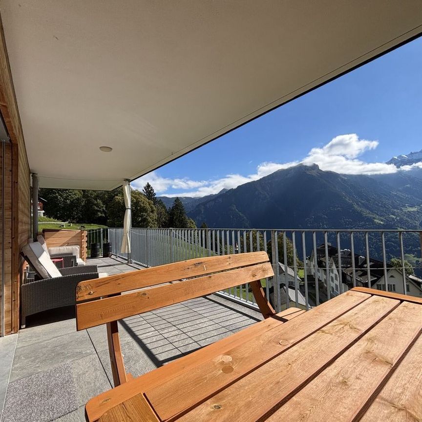Attraktive 4.5 Zimmer-Miet-Wohnung in Braunwald - Foto 1