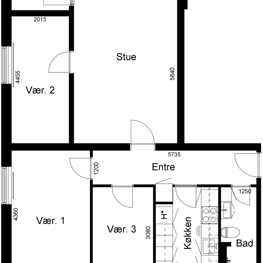 Østre Ringvej, 18 2. tv., Ringe, 5750 - Foto 1