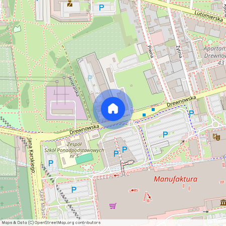 ul. Drewnowska 77, Stare Miasto, Bałuty, Łódź, łódzkie