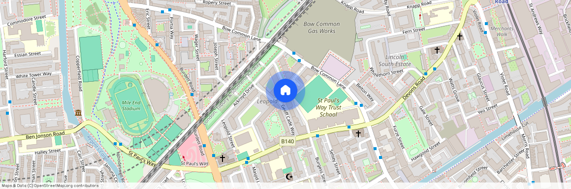 Maypole Court, Bow, E3