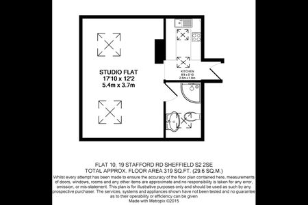 1 Bed Flat, Stafford Road, S2 - Photo 5