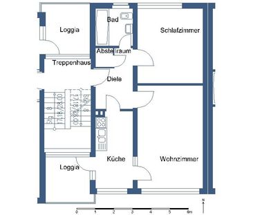 Ideale Wohnung für Singles und junge Paare in der Teichbreite - Foto 4