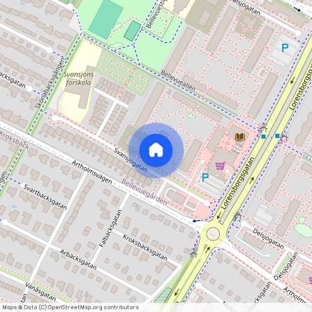 Svansjögatan 57, Bellevuegården