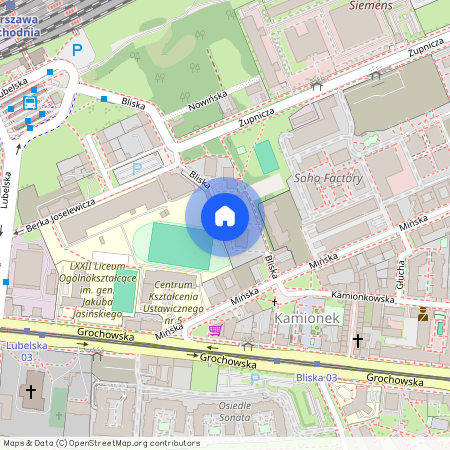 ul. Bliska, Kamionek, Praga-Południe, Warszawa, mazowieckie