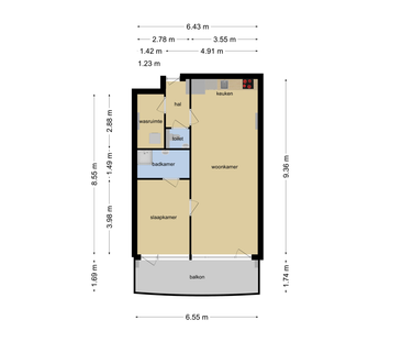 Te huur: Appartement Bomanshof 307 in Eindhoven - Photo 6