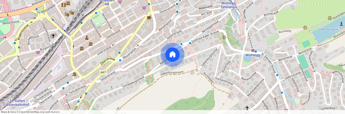 9000, St. Gallen, Berneggstrasse, 45
