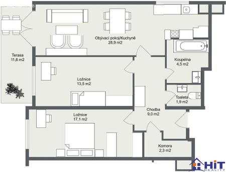 Pronájem bytu 3+kk 78 m² - Photo 2