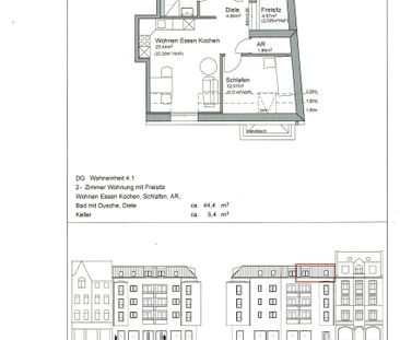 Neubau-Dachgeschosswohnungen mit Fahrstuhl - Photo 3