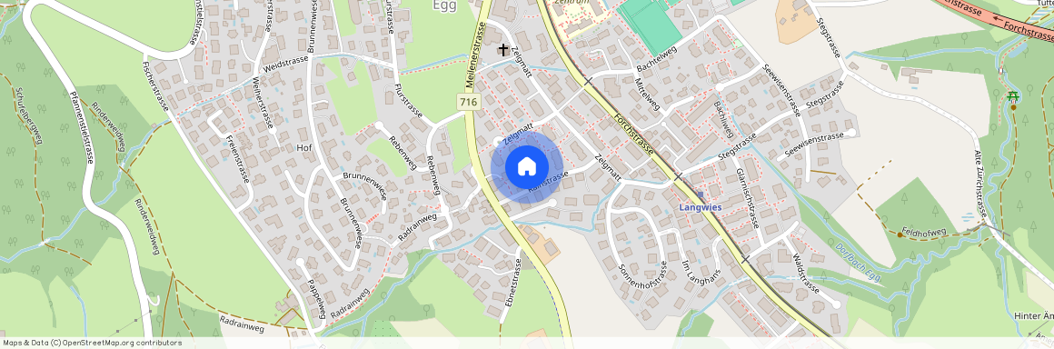 Rainstrasse 8, 8132 Egg b. Zürich