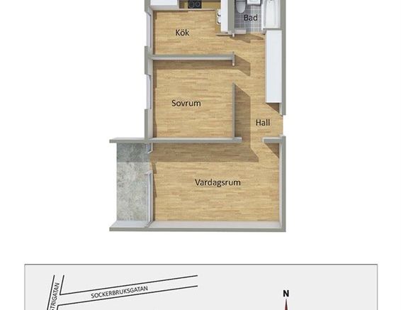 Sockerbruksgatan 13 A - Foto 1