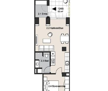 Dejlig 2-værelses lejlighed i hjertet af Odense - Foto 4