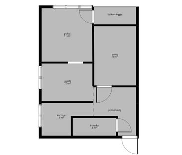 2 (3) pokoje wynajem Szczecin Drzetowo, balkon - Фото 4