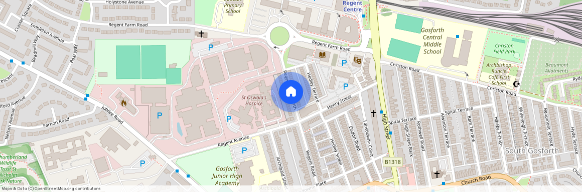 Regent Road North, Gosforth, Newcastle Upon Tyne