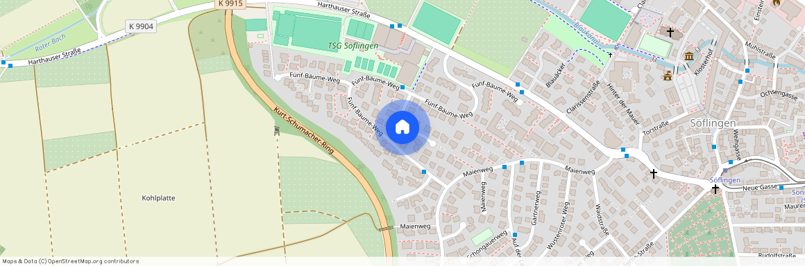 Fünf-Bäume-Weg, 89081 Baden-Württemberg - Ulm