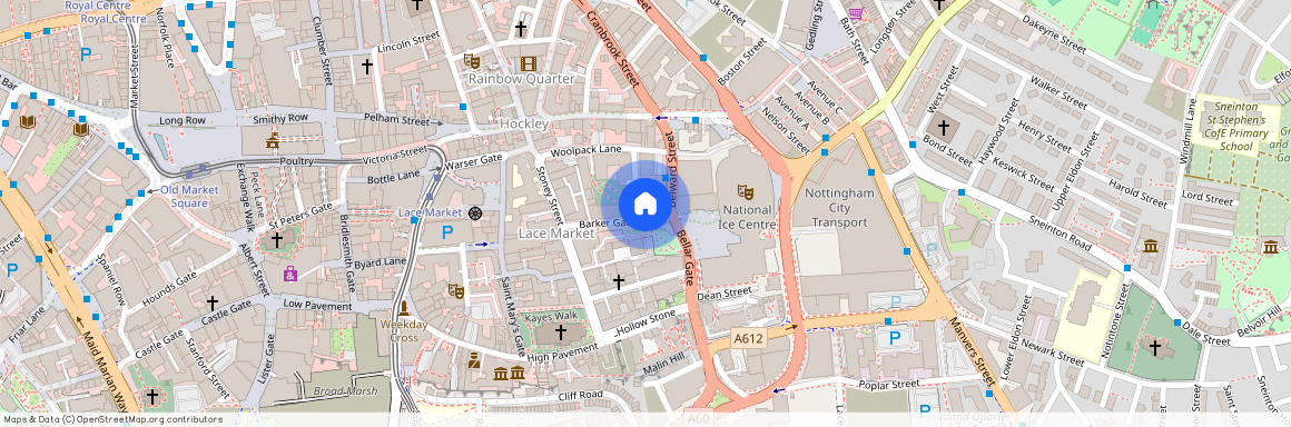 Flat 1, 21 Barker Gate, City Centre, Nottingham, NG1 1JU