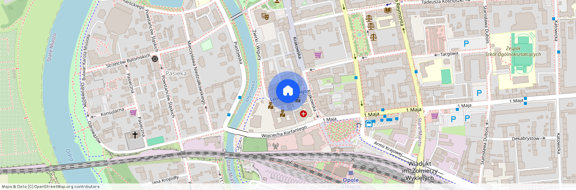 ul. Leona Powolnego, Stare Miasto, Opole, opolskie