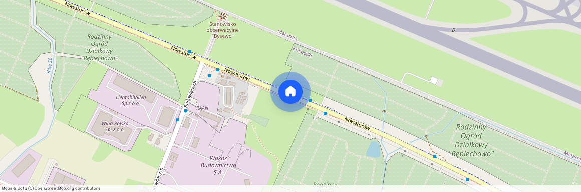 ul. Nowatorów, Kokoszki, Gdańsk, pomorskie