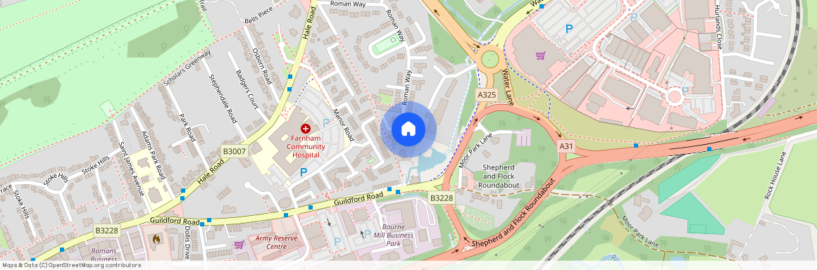 Roman Way, Farnham, Surrey, GU9