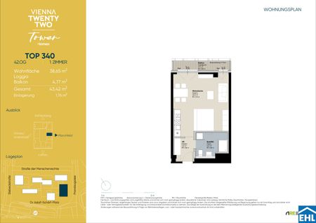 Rooftop Living bei der U1 Kagran – TOWER HOMES im V22 - Photo 2