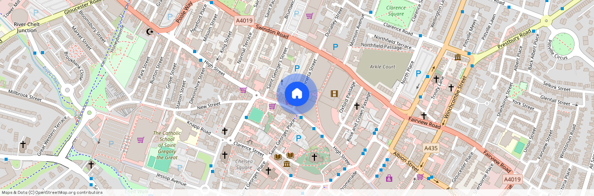 Henrietta St, Cheltenham, GL50