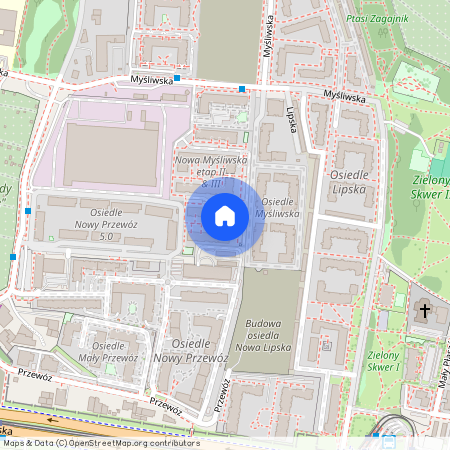 ul. Myśliwska, Płaszów, Podgórze, Kraków, małopolskie