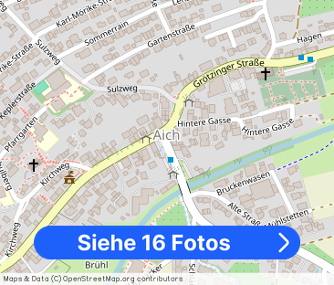 MODERN MÖBLIERT - Voll möblierte.2-Zi.-ELWhg. in Aich/Rudolfshöhe, ... - Foto 1