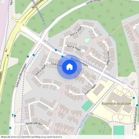 Södra läget, Handen