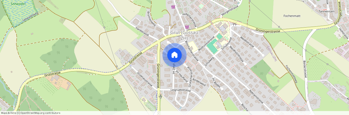 Im Zelgli 14, 8624 Grüt (Gossau ZH)