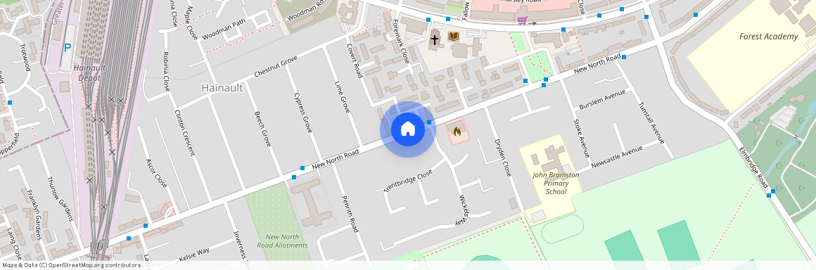 New North Road, Hainault