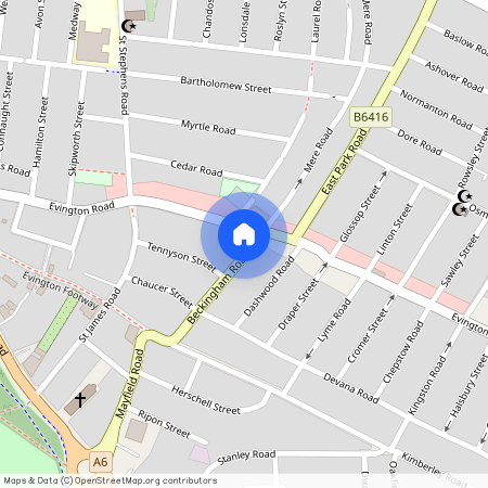 Beckingham Rd, Leicester, leicestershire, lle2 1hb