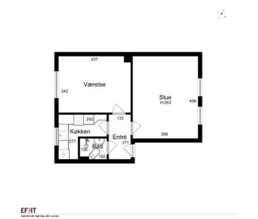 Dejlig 2-værelses i rolig ejendom - Foto 5