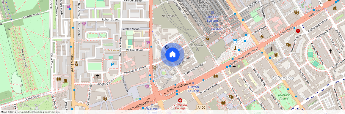 North Gower Street, Euston, London, NW1