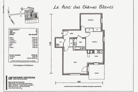 Location Appartement 3 pièces 67m² ST SEBASTIEN SUR LOIRE 44230 - Photo 5