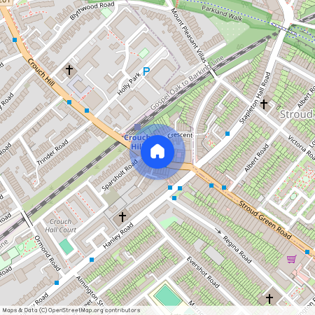 Crouch Hill, Crouch End, London, N4