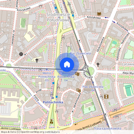 Warszawa Śródmieście, Nowowiejska