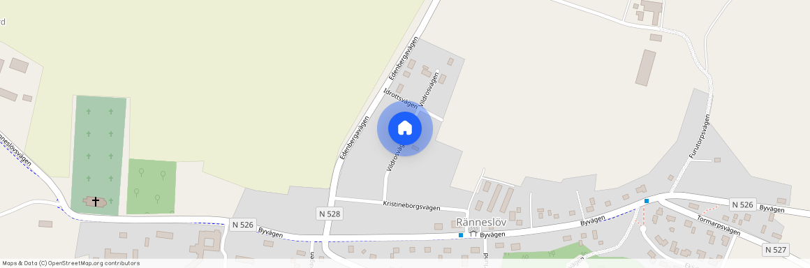 Vildrosvägen, Laholm