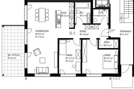 3.5 Zimmer, 105 m², EG - Photo 3