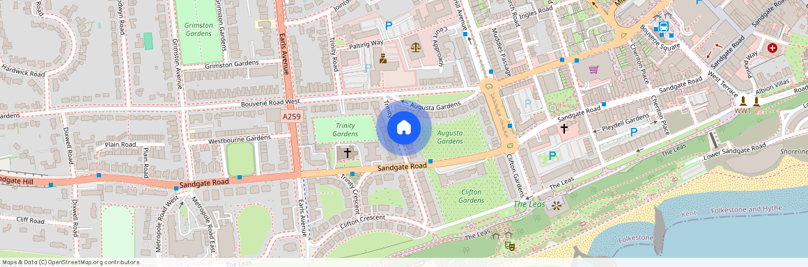 Augusta Gardens, Folkestone, Kent, CT20